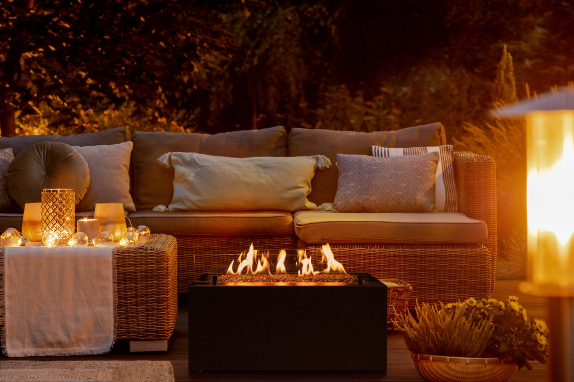 Kominek na taras Kluczborku