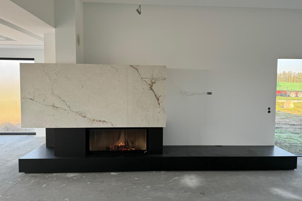 Montaż kominka w Strzeleczkach