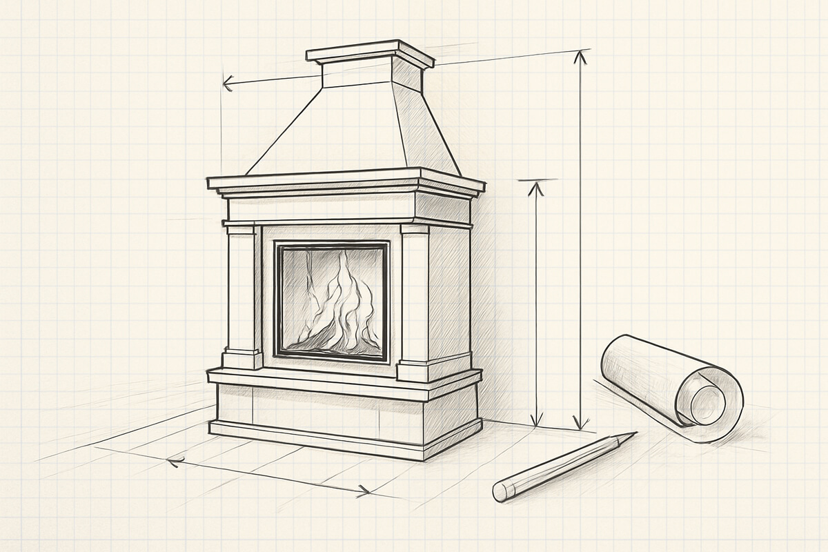 projekt kominka Nysa